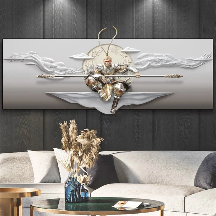 Decorazione da parete del Re Scimmia Sun Wukong