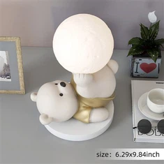 Statua con lampada a LED Lumibear